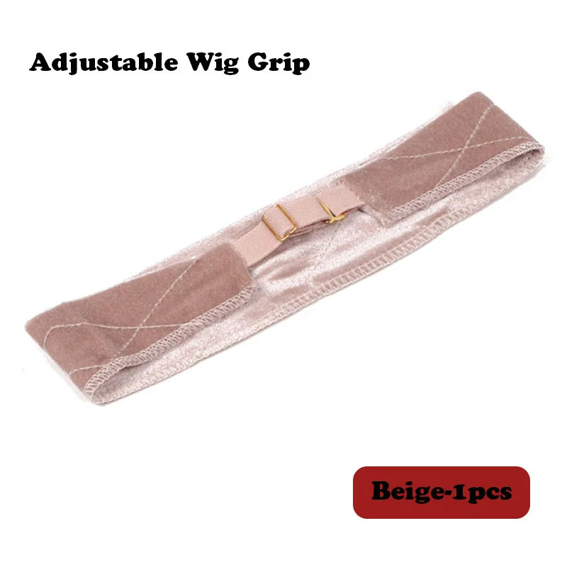 Silicon Wig Band Elastic Wig Grip Brown Transparent Black Headband For Fix Wigs Beige Hair Band Without Gel Or Glue Non Slip