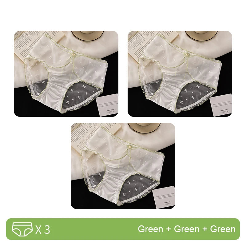 Seamless Panties for Underpants Women Underwear Fashion Sexy Panties Set Pack Transparent Linergie Women's Lingerie Micro Briefs