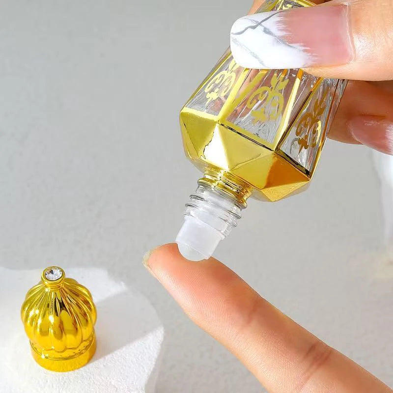 10/12ML Empty Roller Bottles For Essential Oil Travel Bottle With Glass Roller Ball Refillable Empty Glass Perfume Containers