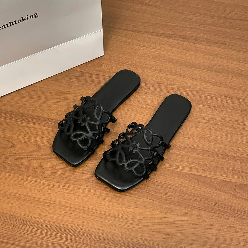 Women's Sandals Summer Slipper Ladies Slides Sandals Fashion Design Beach Flip Flops Flat Shoes Shoes for Women Slippers Zapatos