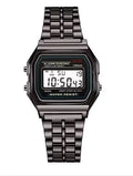 Retro Luxury Digital Display Gold Rose Watch for Men And Women Electronic Clock Elegant Timepiece