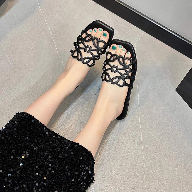 Women's Sandals Summer Slipper Ladies Slides Sandals Fashion Design Beach Flip Flops Flat Shoes Shoes for Women Slippers Zapatos