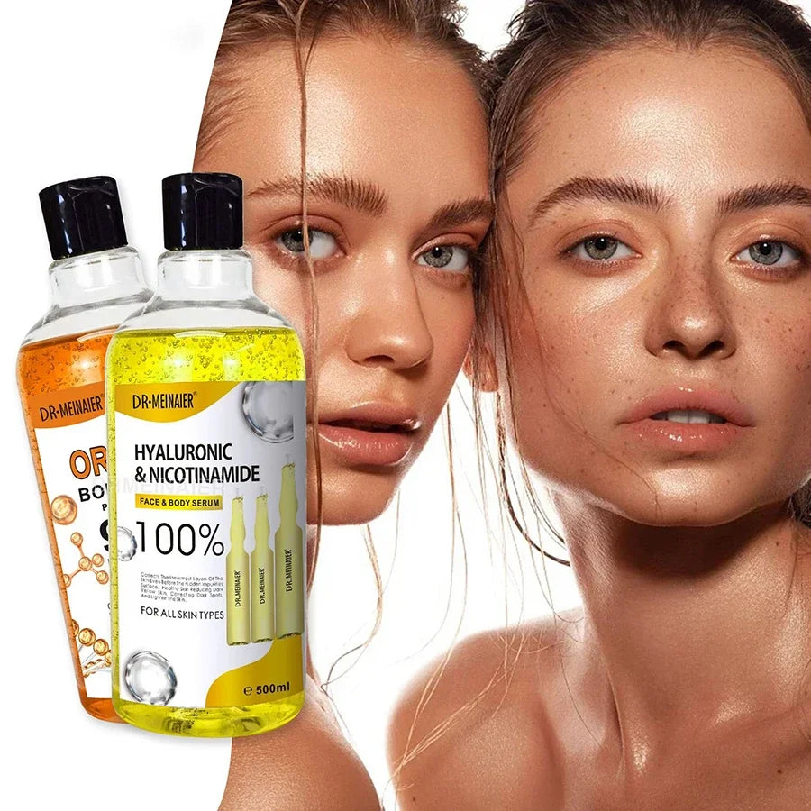 Body Lotion AHA Hydroxy Acid & VC Moisturizing Brightening Body Lotion Nourishing Moisturizing Skin Skin Care Products 500ml