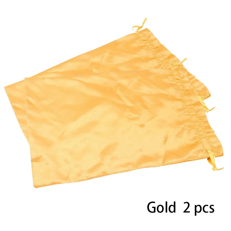 Satin Storage Bags 25*35cm wig storage Satin Wig Bags Black Pink Soft Silk Wig Bag For Hair Wig Packaging Tools