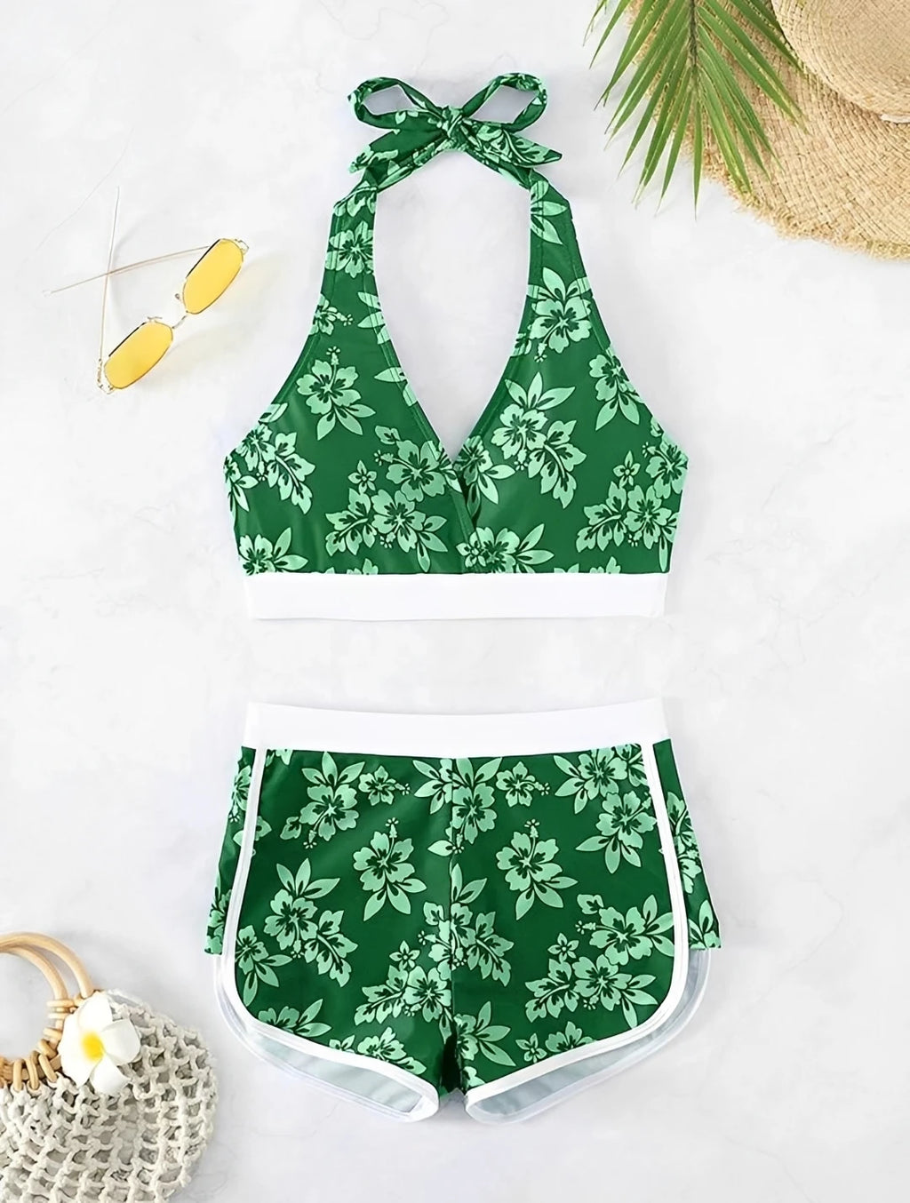 2026 High Waist Bikinis Women Padded Halter Swimwear Female Sexy Sporty Swimsuit Bathers Bathing Swimming Swim Suit Beachwear