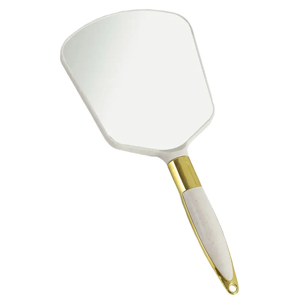 Vintage Handheld Makeup Mirror High-definition Vanity Mirror with Handle Hand Mirror SPA Salon Makeup Vanity