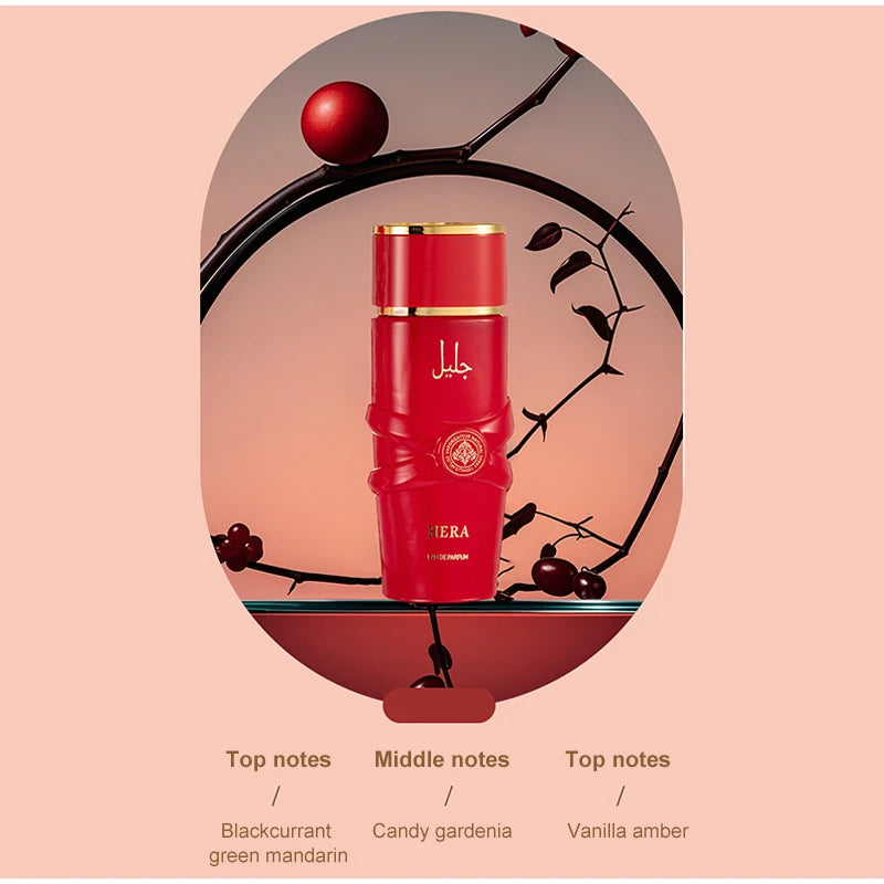 Arabic Unisex Perfume Latf Eau De Parfum Spray Flower Fruits Notes Women Fragrance Spicy Oriental Gourmand Scent Musk Body Mist