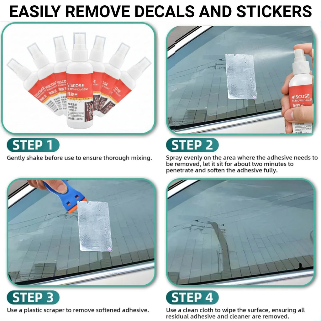 300ml Multi Purpose Glue Remover Strong Adhesive Cleaning Agent for Car Sticker Wall Label Tape Residue Degumming Liquid