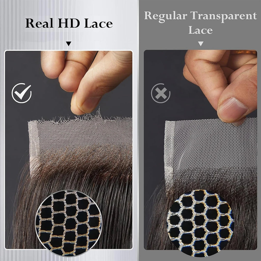 Real HD Lace 4×4/5×5 HD Lace Glueless Frontal Wigs Human Hair Wig For Woman Melt Skins Wig 13×4 HD Lace Front Wig Silky Straight