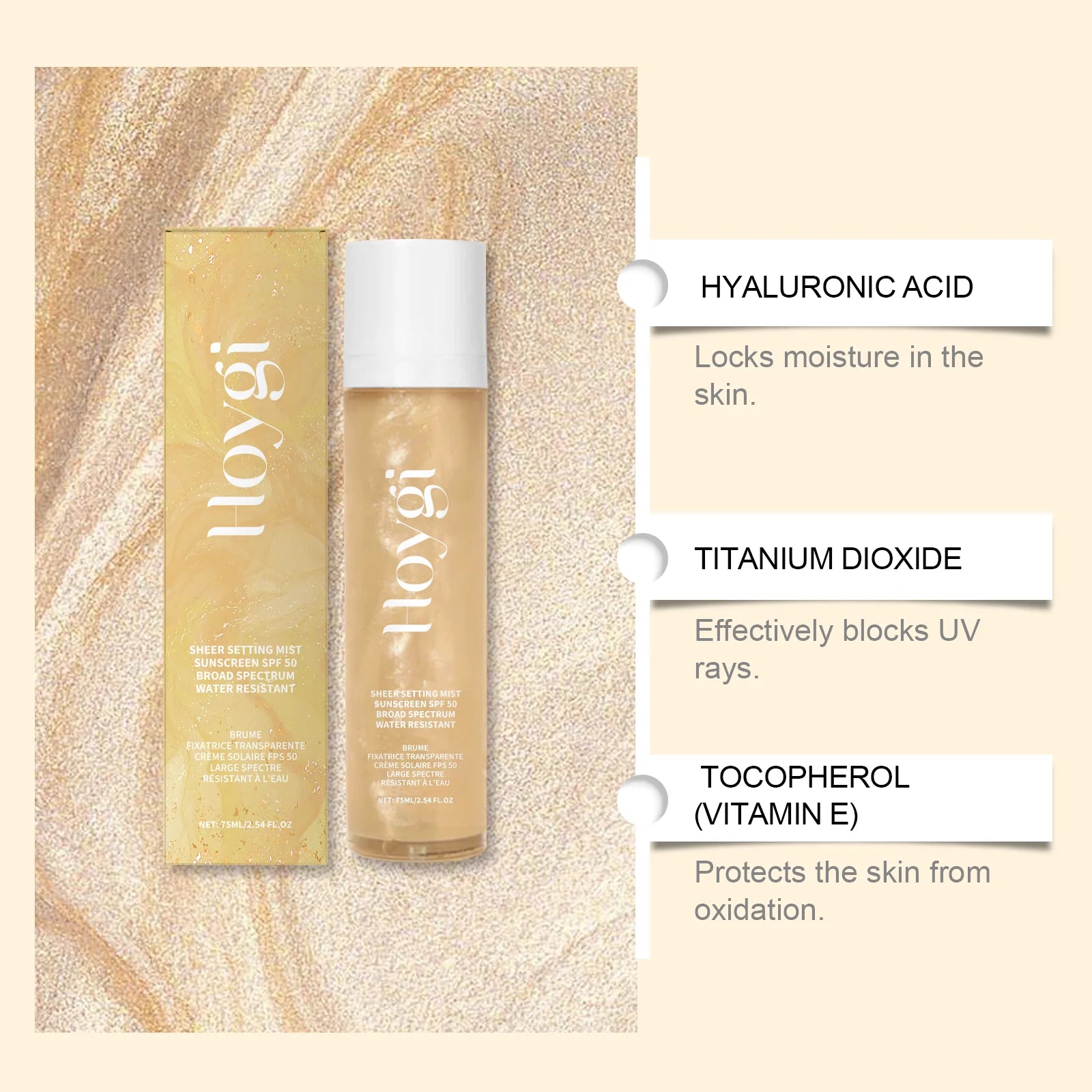 Hydrating Facial Mist Hyaluronic Acid Lightweight Moisturizing Spray Sensitive Skin Fast Absorbing Non Greasy Refreshing Boost