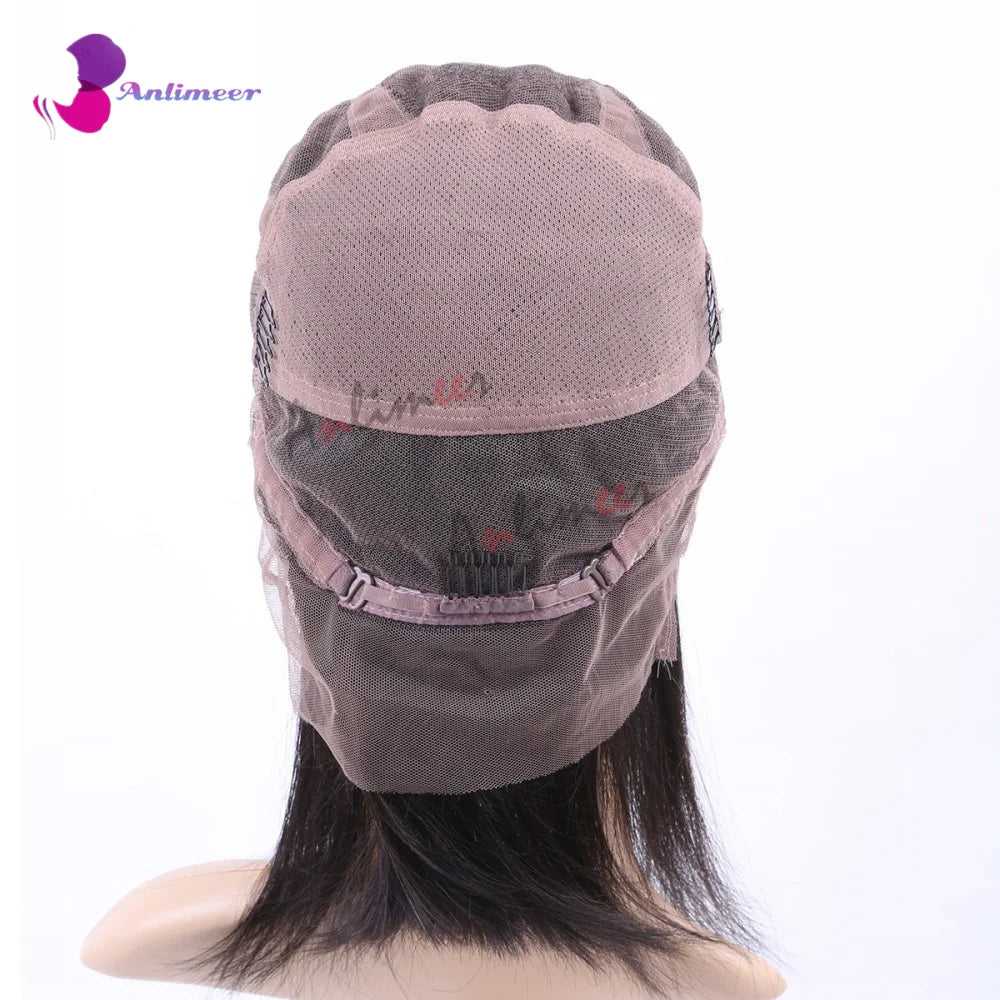 Glueless Full Lace Wigs Natural Wavy Dark Brown Human Hair HD Lace 13x6/360 Wigs With Natural Hairline 5x5 Silk Base Closure Wig