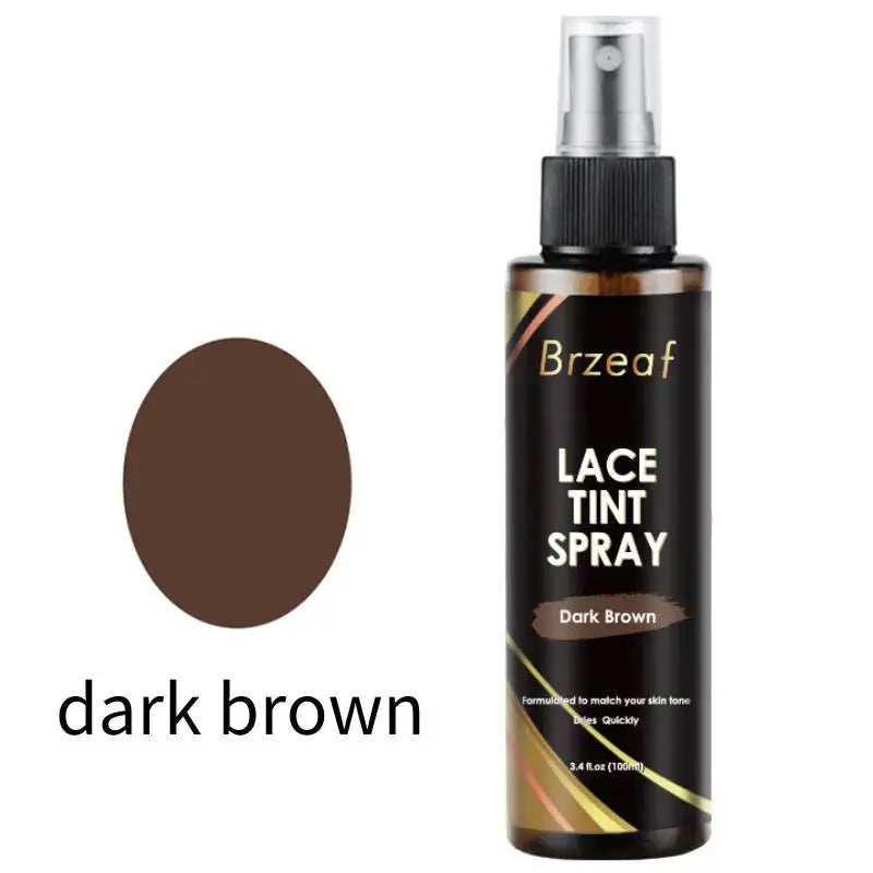 Lace Tint Spray Fast-Drying Lace Melting Hair Spray Wig Melting Spray Tinted Foams Long Lasting Lace Frontal Spray Complexion