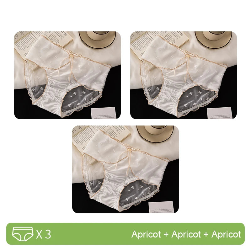 Seamless Panties for Underpants Women Underwear Fashion Sexy Panties Set Pack Transparent Linergie Women's Lingerie Micro Briefs