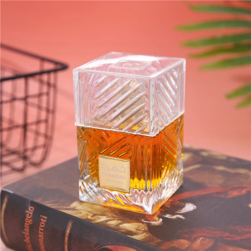 Brand Khamrah Man Perfume Unisex Notes Long Lasting Fresh Romantic Fougere Pheromone Scent Woody Notes 100ml Cologne Fragrance