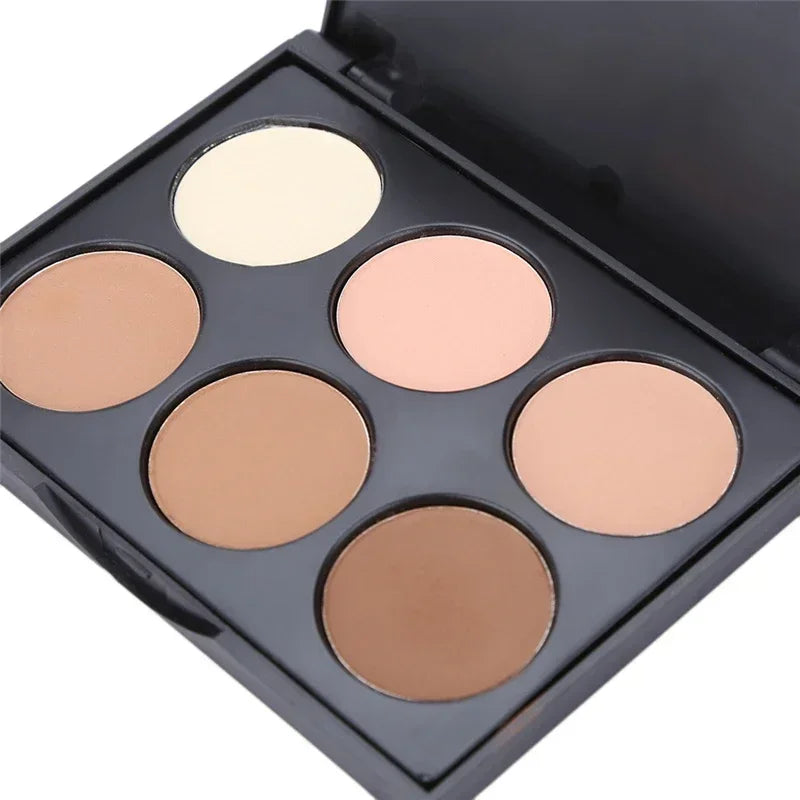 Face Highlighter Powder Palette Corrector Concealer Power Palette Contouring Highlighter Bronzer Makeup Powder