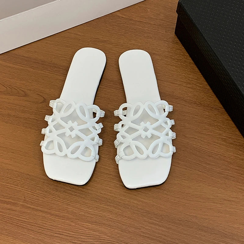 Women's Sandals Summer Slipper Ladies Slides Sandals Fashion Design Beach Flip Flops Flat Shoes Shoes for Women Slippers Zapatos