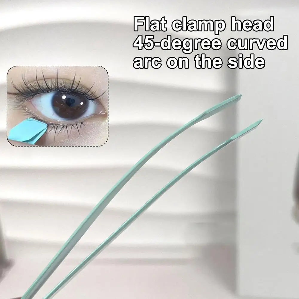 Lash Applicator Tool Eyelash Cluster Applicator Tweezers Non Slip Precise Professional Makeup Tool for Travel Salon Separating