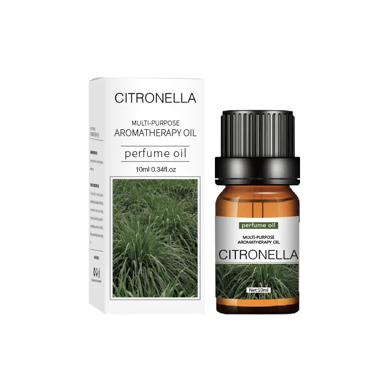 10ml Pure Natural Plant Essential Oil Aromatherapy Oil for Bedroom Bathroom Car Air Freshener Fragrance Oil Aromatic Oil