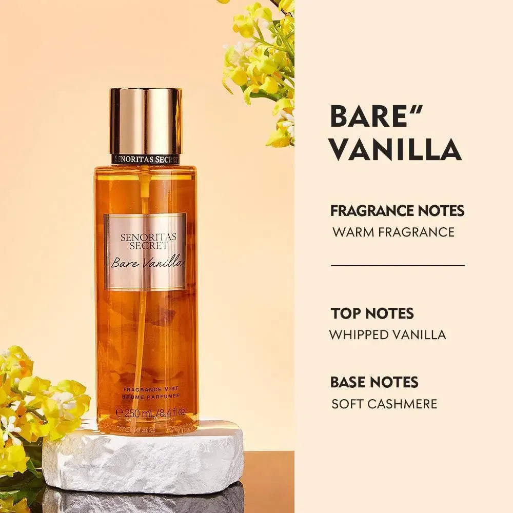 Original Perfume Vanilla Flower Fruit 250ml Fragrance Mist Scent Light Long Lasting Fragrance Women's Perfume Charming Gift