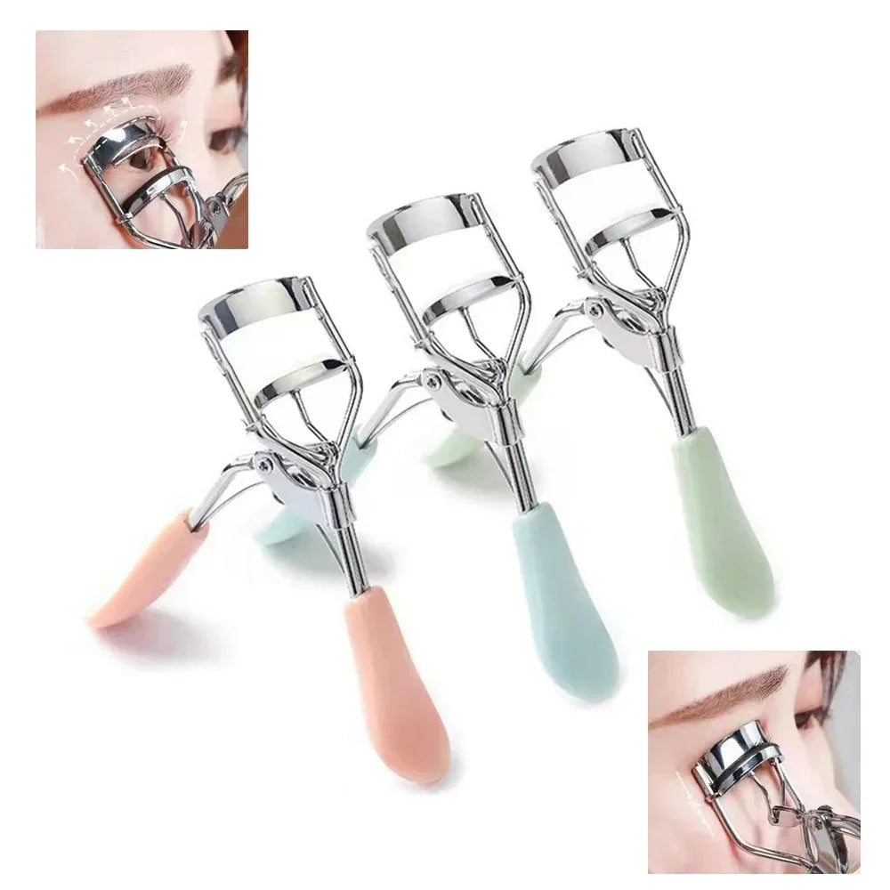 Eyelash Curling Lifting Tool  Manual Eyelash Curler Heatless Circle Eyelashes Clip Lasting Portable Eye Makeup Tool Accessories