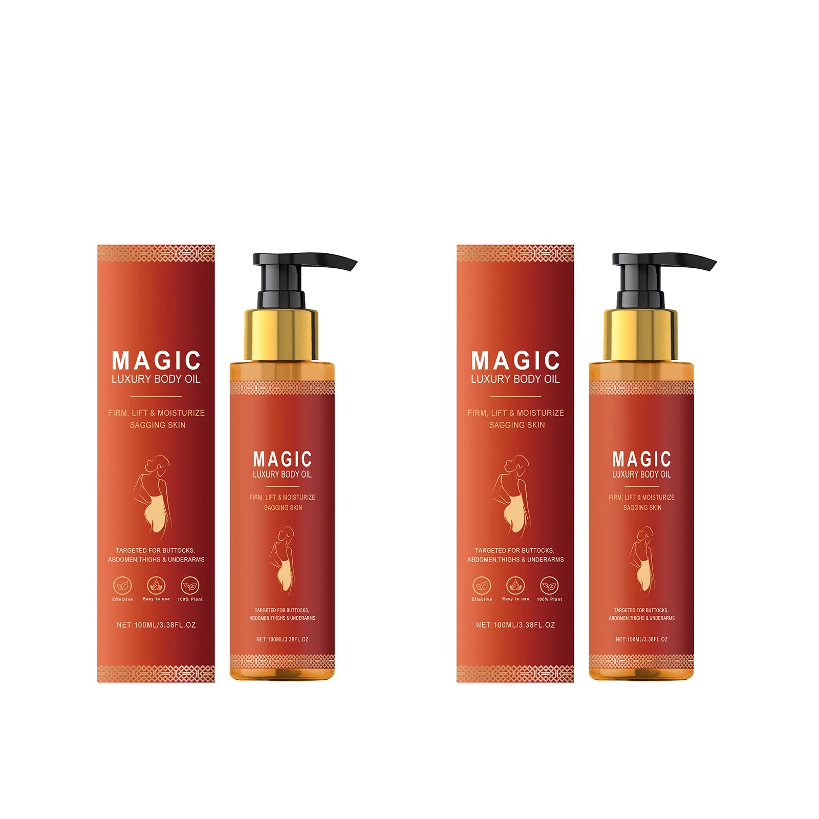 Premium Firming Magic Luxury Body Oil Moisturizing Skin Dry Rough Firming Chest Thighs Anti-Wrinkle Body Massage Care Lotion