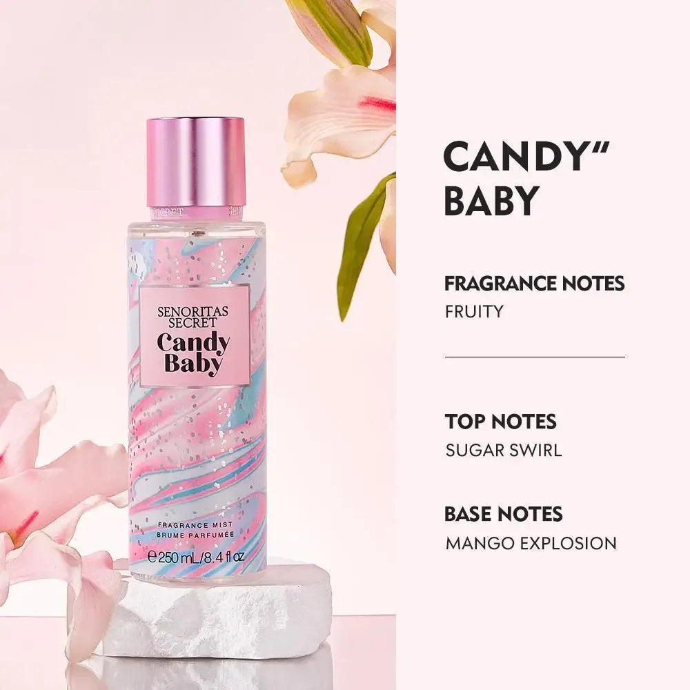 Original Perfume Vanilla Flower Fruit 250ml Fragrance Mist Scent Light Long Lasting Fragrance Women's Perfume Charming Gift