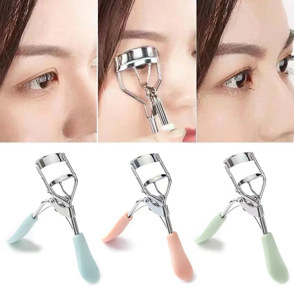 Eyelash Curling Lifting Tool  Manual Eyelash Curler Heatless Circle Eyelashes Clip Lasting Portable Eye Makeup Tool Accessories