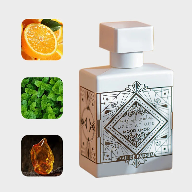Perfume For Men Arabic Charming Fragrance Oud Badal Wood Long-lasting Perfume 50ml Amethyst Agarwood Glory Ebony Sublime Ebony