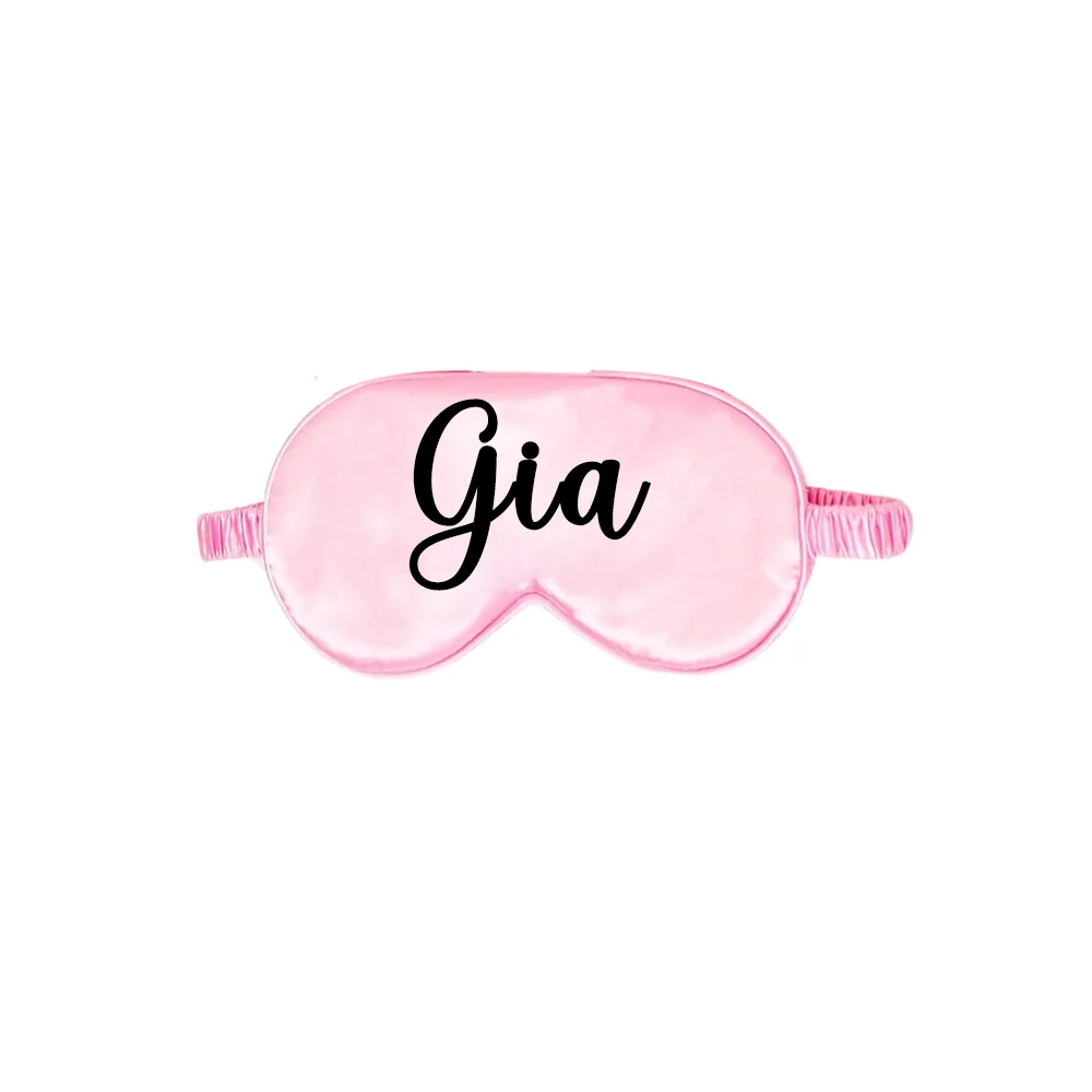 personalized name Satin Sleep Mask Bachelorette Party supplies Bridesmaid Gifts wedding decoration bride to be Sleep Mask