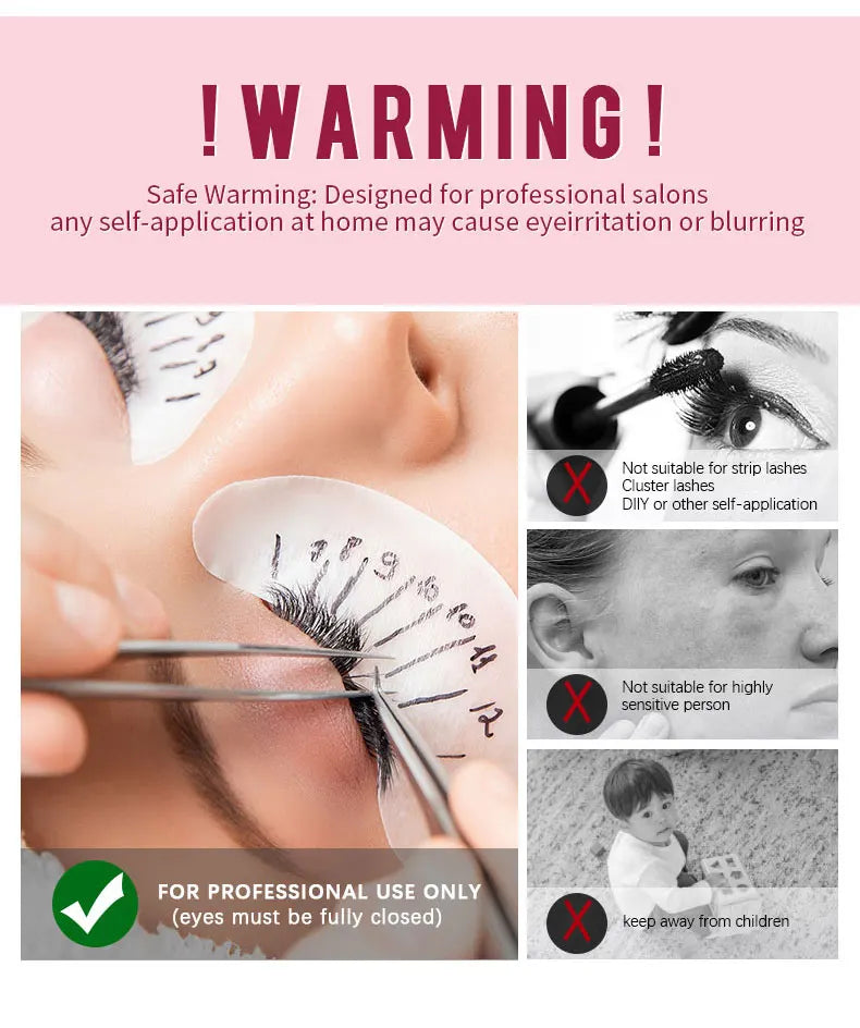 Lash Glue Low Smell 1-2 Seconds Quick Dry Glue For Eyelash Extension Long Lasting 40 to 60 Days Grafting Lashes Glue 5ml 10ml