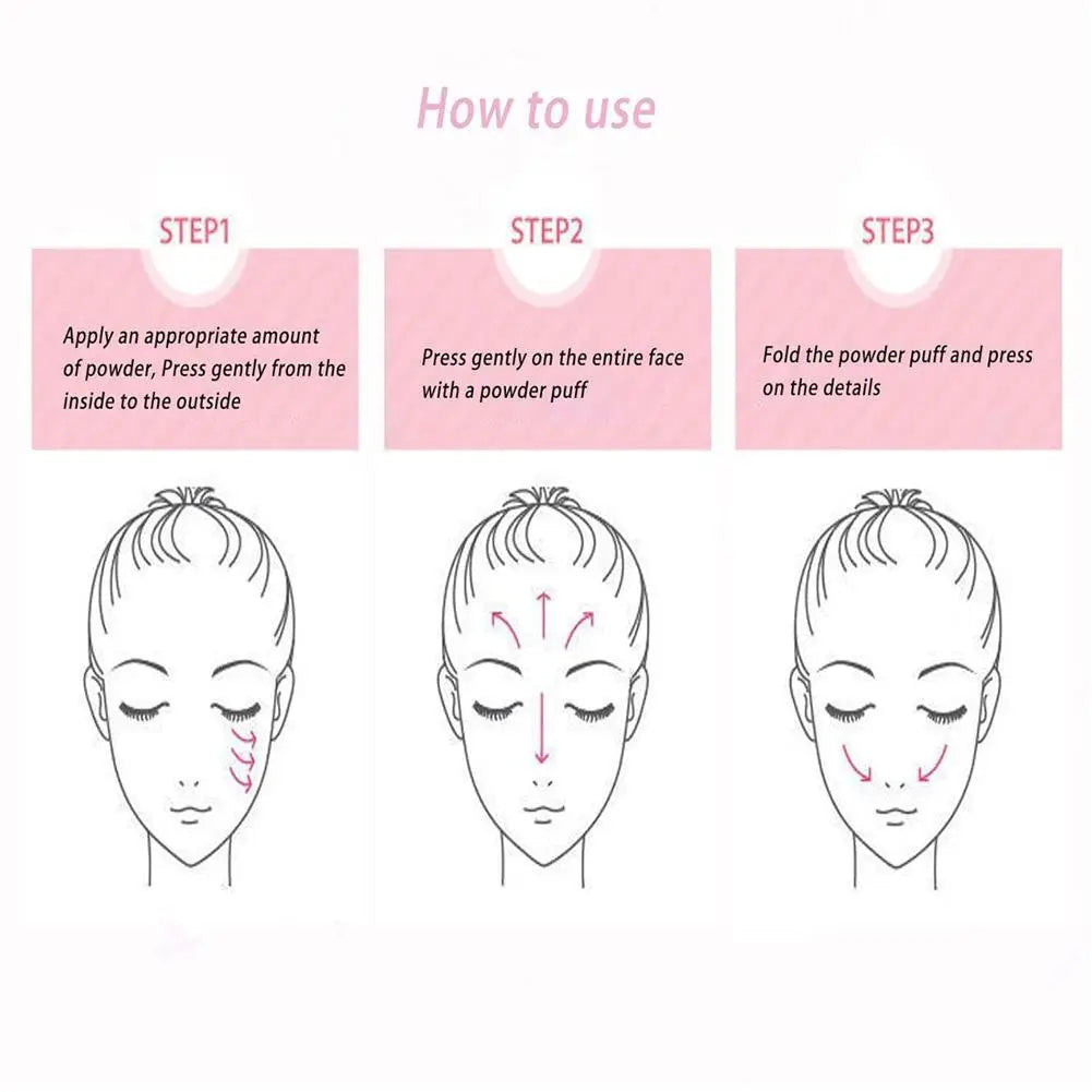 6 Color Setting Powder Matte Lasting Oil Control Hidden Honey Powder Pore Setting Powder&143ml Waterproof Setting Powder Spray