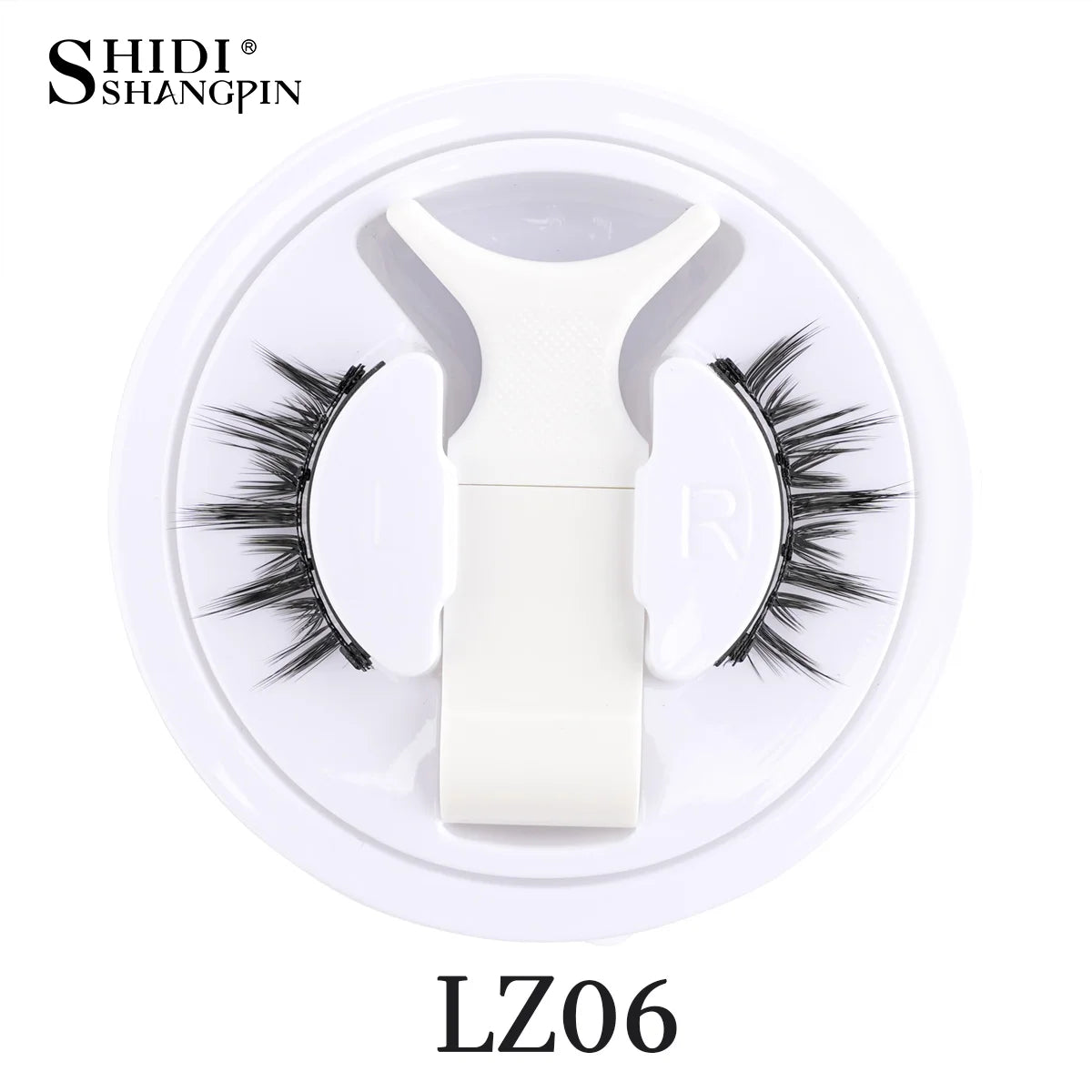 1 Pair Magnetic Lashes For Eye With Winged Ends Soft Reusable Magnetic Eyelashes Natural Look 3D False Lashes Makeup With Tool