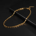 My Shape Paperclip Chain Stainless Steel Choker Necklaces for Men Women Link Oval Cable Chain Fashion Jewelry DIY Accessories
