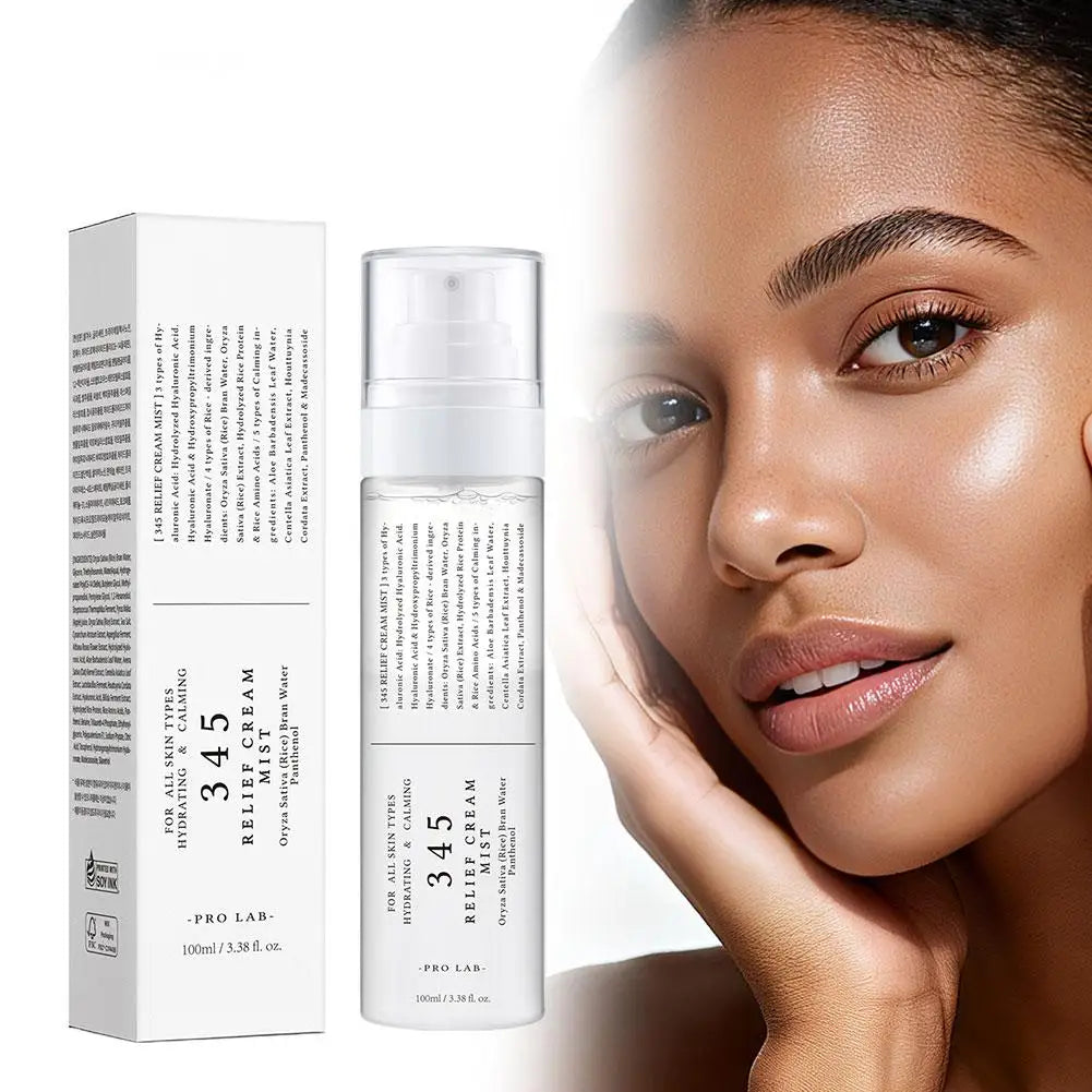 345 Skin Soothing Spray 18ml Hydrating Moisturizer Repair Reduce Redness Improve Dullness Gentle Refreshing Non Sticky Face Mist