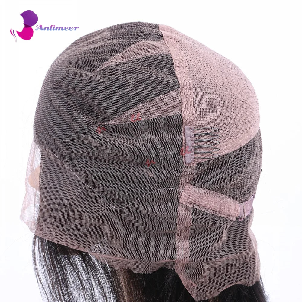 Glueless Full Lace Wigs Natural Wavy Dark Brown Human Hair HD Lace 13x6/360 Wigs With Natural Hairline 5x5 Silk Base Closure Wig