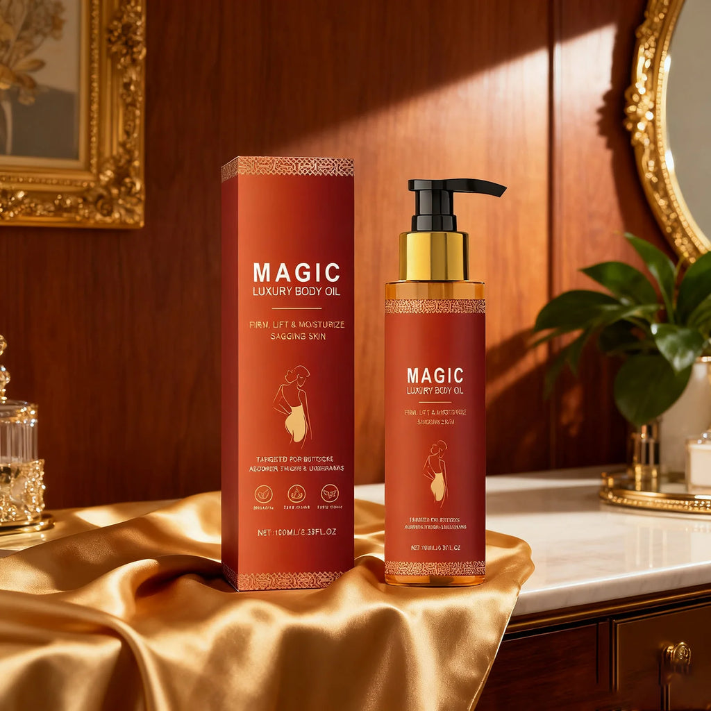 Premium Firming Magic Luxury Body Oil Moisturizing Skin Dry Rough Firming Chest Thighs Anti-Wrinkle Body Massage Care Lotion