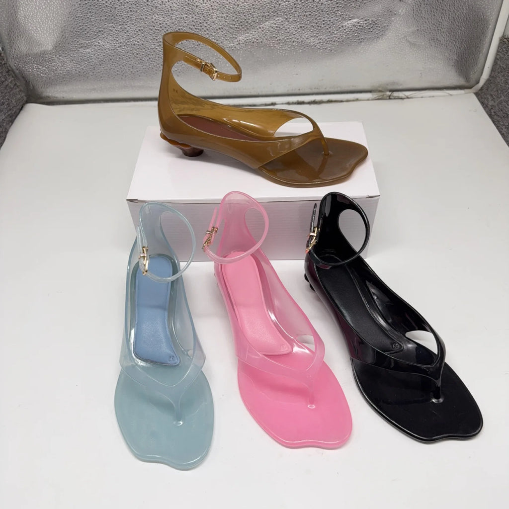 Women's Vacation Versatile Casual Sandals Adult Girls Roman Beach Shoes New Ladies Flat Bottomed Non-slip Flip Flops Single Shoe