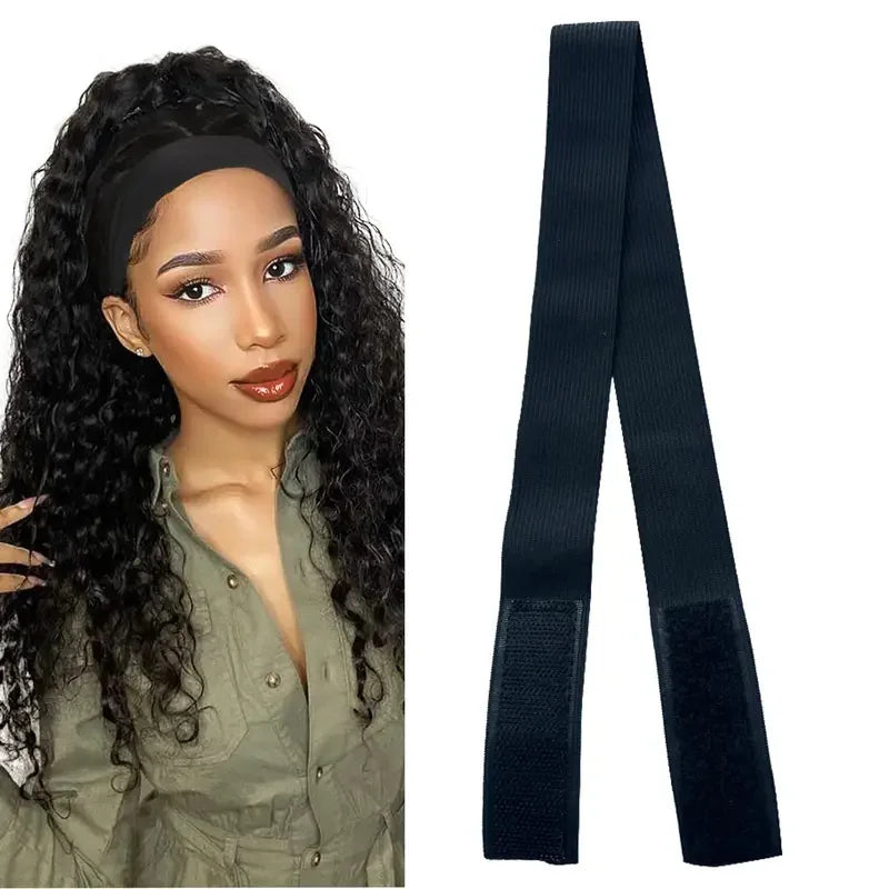 5 pieces per package elastic headband wigs grip band lace melting band adjustable fixed wig wrap band