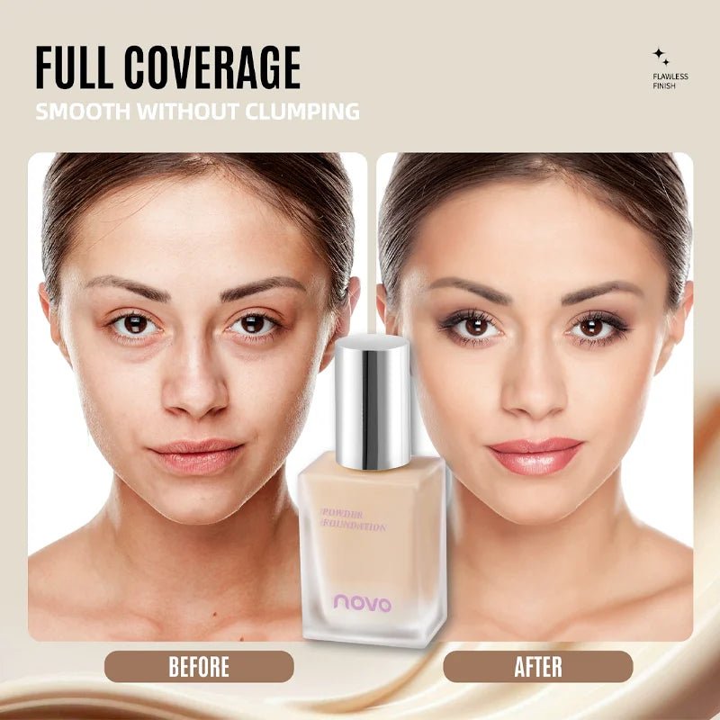 Liquid Foundation With Hyaluronic Acid & Vitamin E, Evens Skin Tone + Reduces Dark Spots For A Glowing, Matte Finish, Waterproof