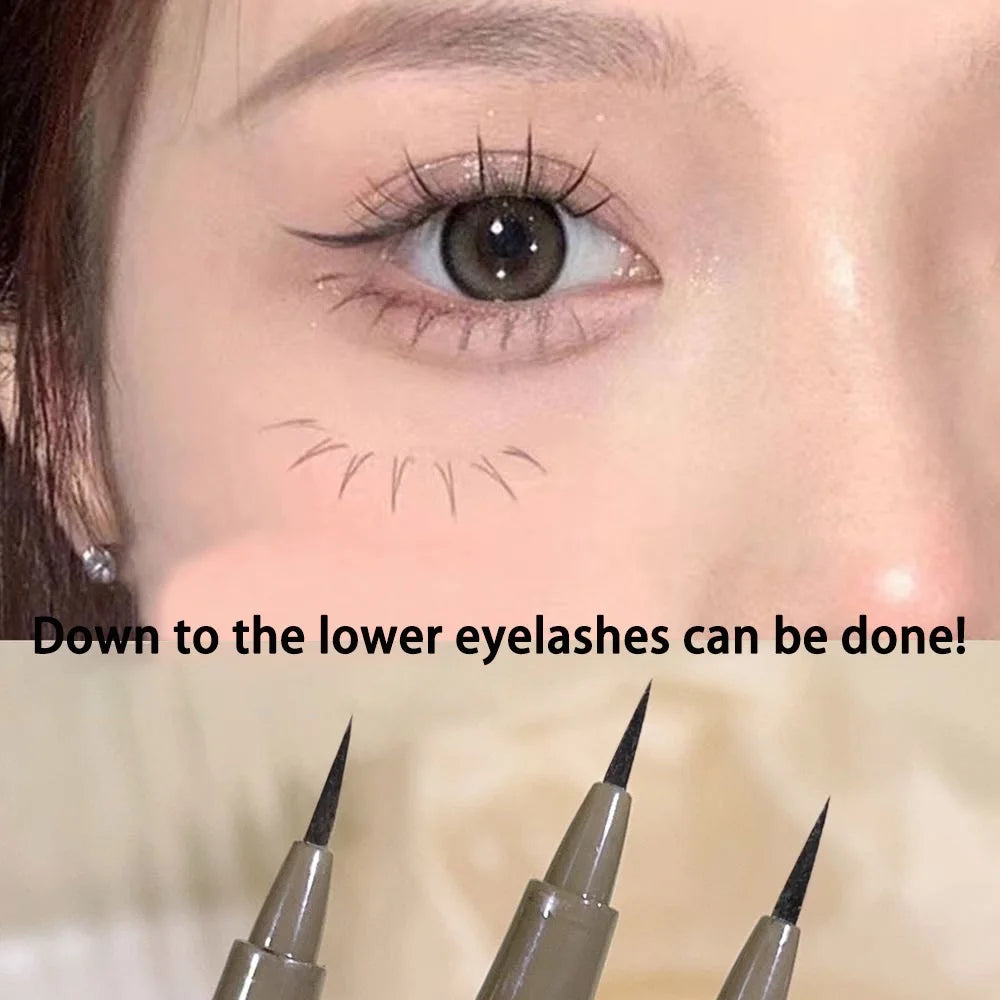 Ultra-Fine Waterproof Liquid Eyeliner – Smudge-Proof, Long-Lasting, Fast-Drying, Easy to Use, Bold Eye Definition for Daily Make