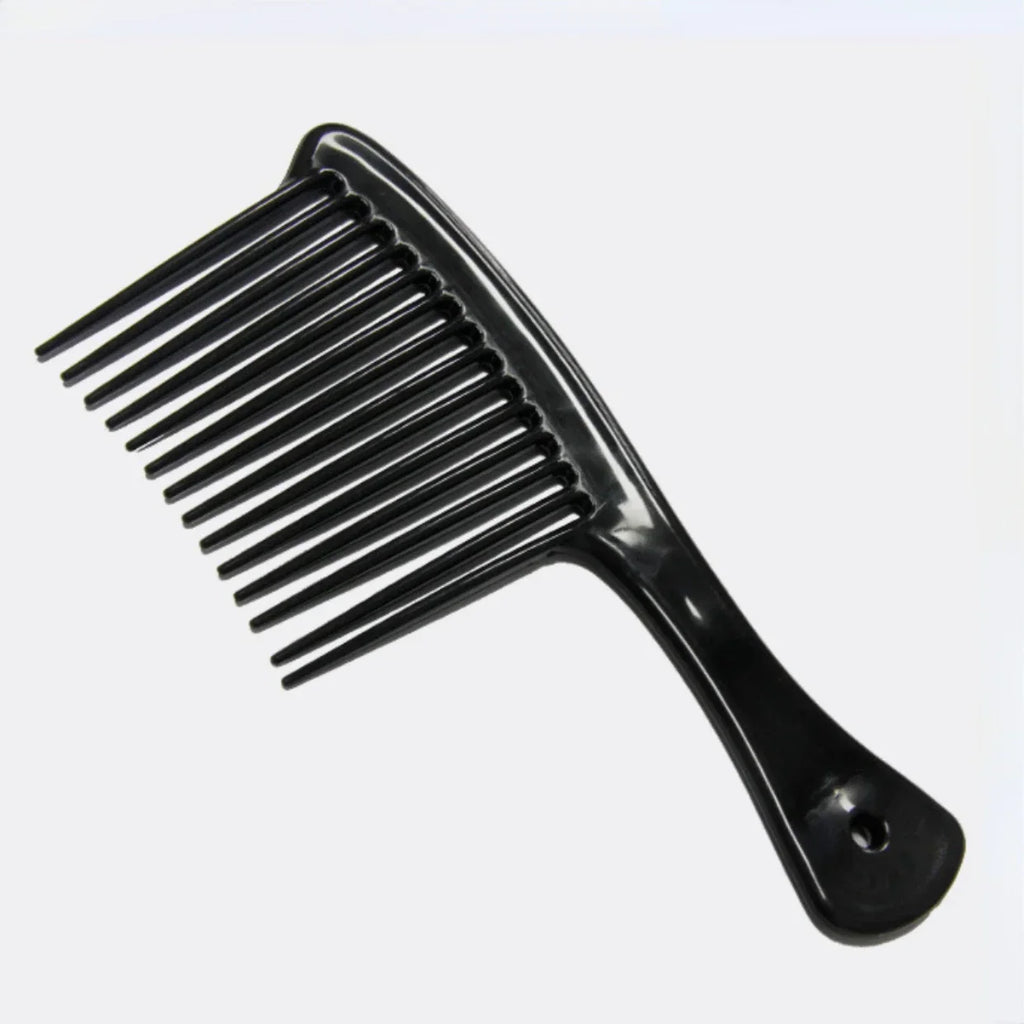 Wide Tooth Smooth Hairdressing Comb Big Size Wet Long Curly Hairbrush Salon Detangling Hair Styling Tools Coarse Wide Spikes