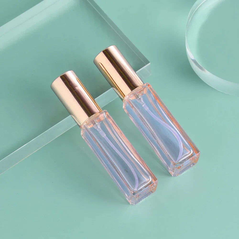 10ml Mini Perfume Spray Bottles Glass Refillable Bottle Portable Travel Oils Liquid Cosmetic Container Perfume Atomizer 여행용