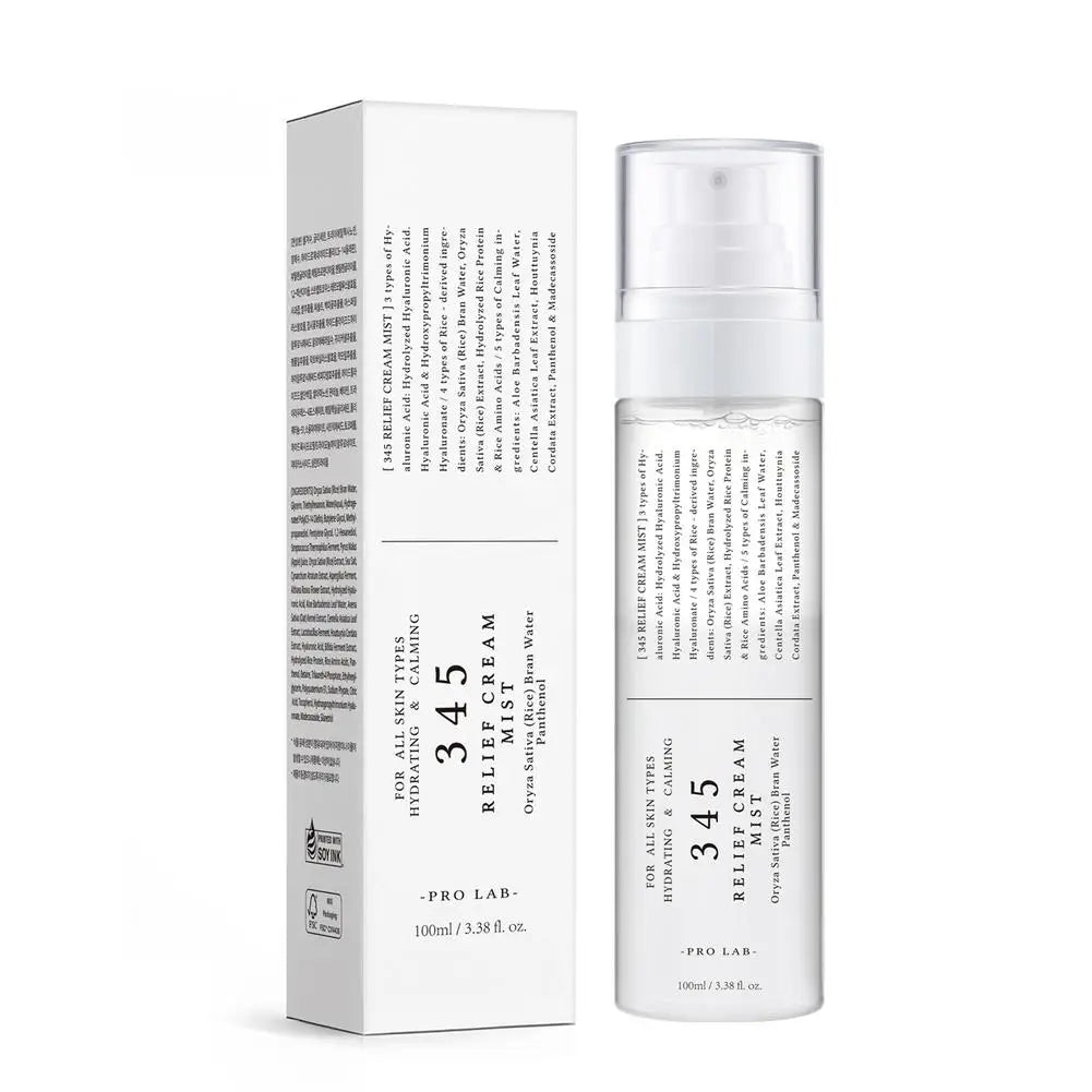 345 Skin Soothing Spray 18ml Hydrating Moisturizer Repair Reduce Redness Improve Dullness Gentle Refreshing Non Sticky Face Mist