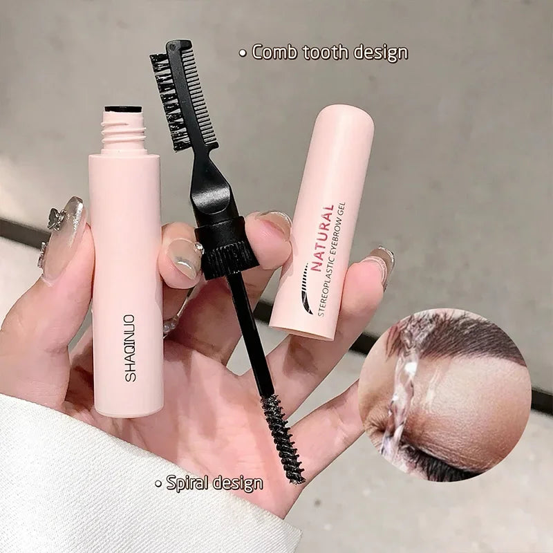 Natural 3D Brow Gel - Waterproof, Sweat-Resistant, and Film-Forming for Wild, Shaped Brows
