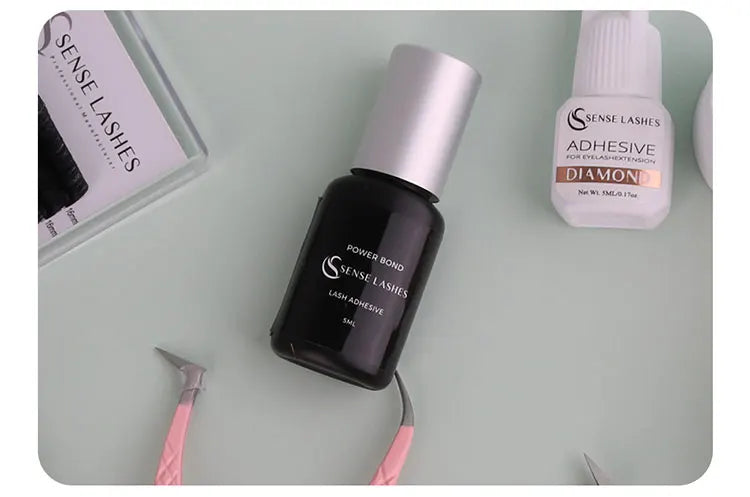 SENSE LASHES 5ml Eyelash Glue Fast Drying Strong Water-proof Oil-proof Lash Adhesive pegamento extensiones de pestañas