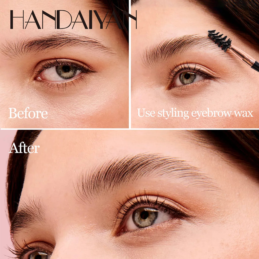 Transparent Pomade Eyebrow Styling Soap Natural Brows Gel Wax Fixer With Brush For Women Eyebrow Cosmetics Make Up Eyebrow Gel