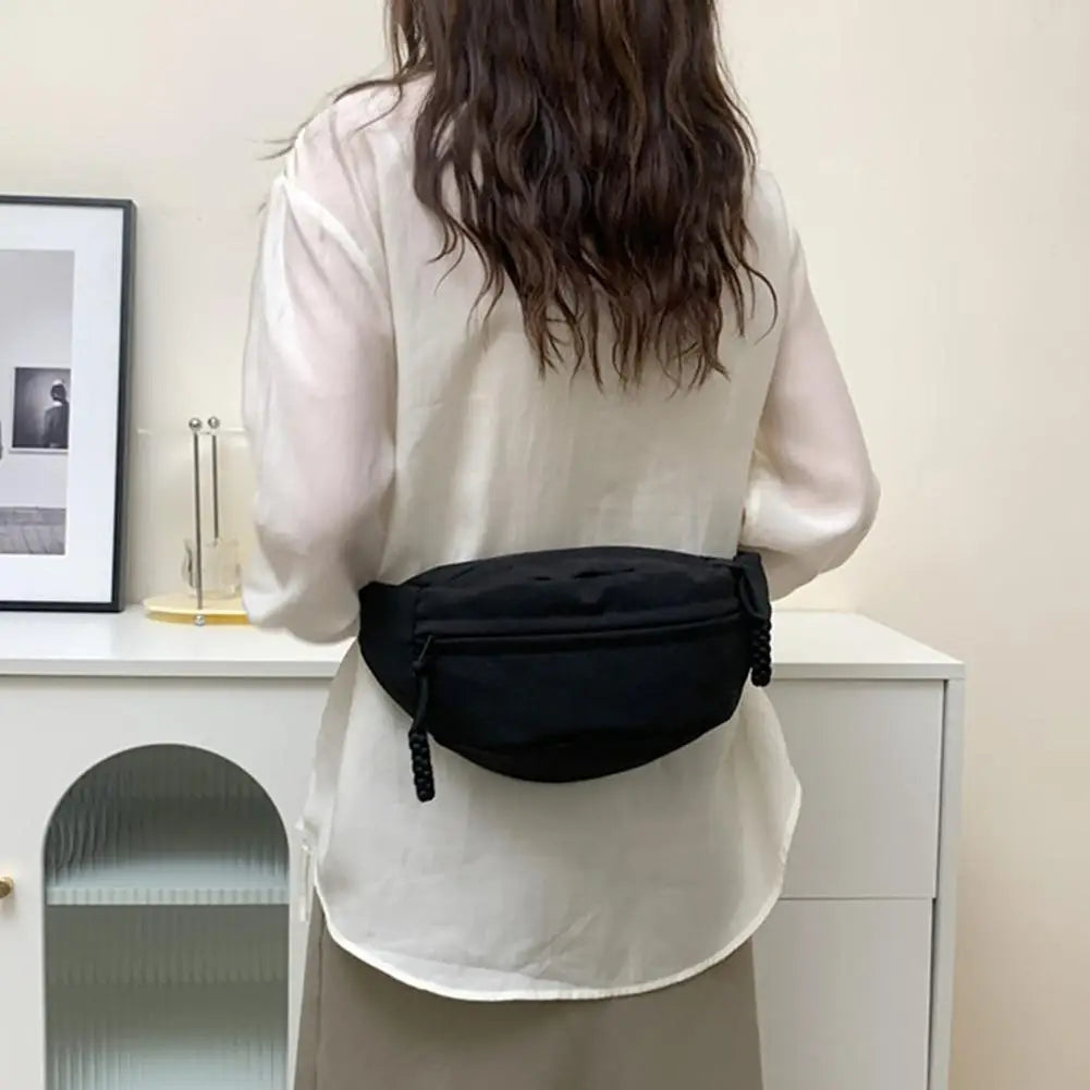 Waist Bags for Women Oxford Leisure Color Waist Bag Shoulder Crossbody Chest Bags Handbags All-match Messenger Belt Bags A3Z0