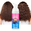 Moisturizing Curl Mousse- Creates Soft Curls, Shapes Curls & Controls Tangles,Deeply Moisturizes Hair,Hair Mousse for Curly Hair