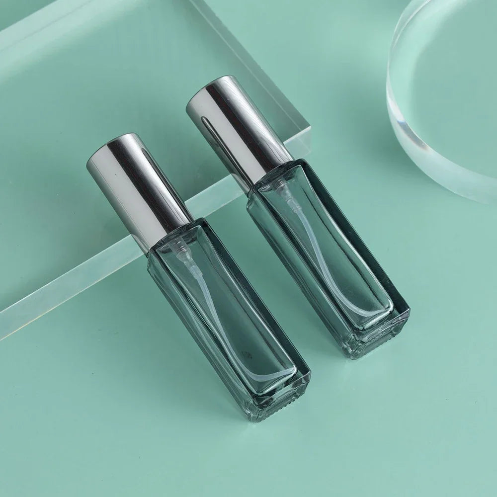 10ml Mini Perfume Spray Bottles Glass Refillable Bottle Portable Travel Oils Liquid Cosmetic Container Perfume Atomizer 여행용