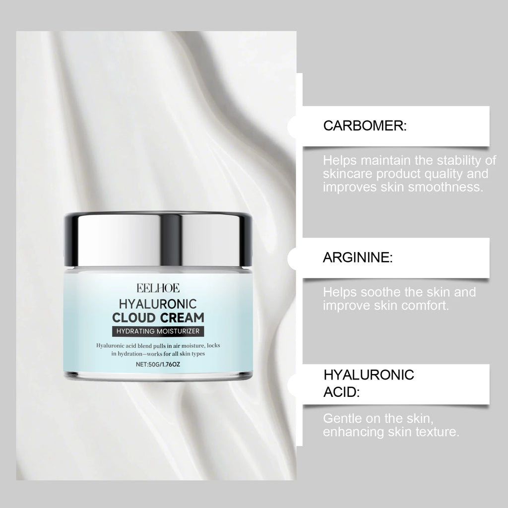 Hyaluronic Acid Facial Moisturizing Cream - Gently Nourishes and Hydrates, Leaves Skin Soft and Radiant, Ideal for Daily Care